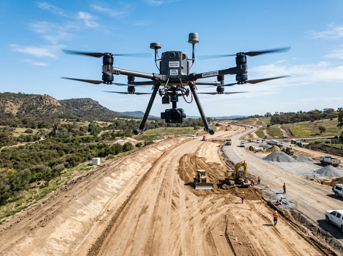 Pemetaan Udara Drone & Ortomosaik Master Plan Lahan Terbuka